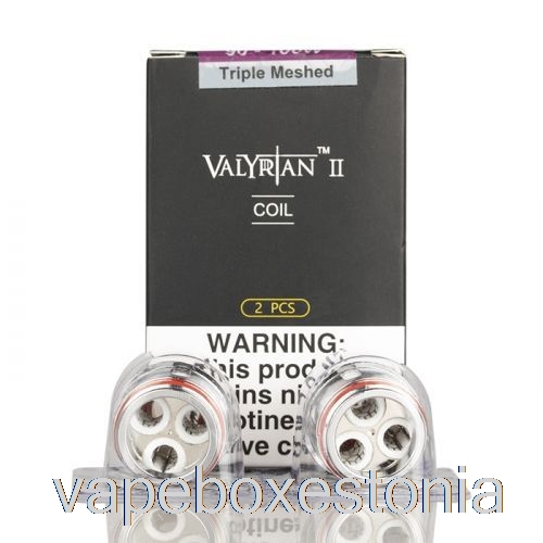 Vape Box Estonia Uwell Valyrian Ii 2 Asenduspooli 0,16ohm Un2-3 Triple Mesh Coils